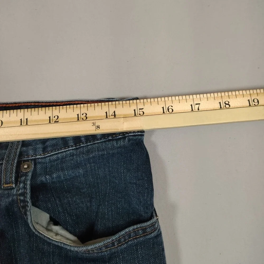 Eddie Bauer Jeans Mens 30x30 Blue Straight Leg Stretch Denim Cotton